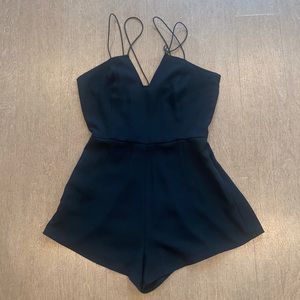 Leith Black Romper with Pockets. Size S
